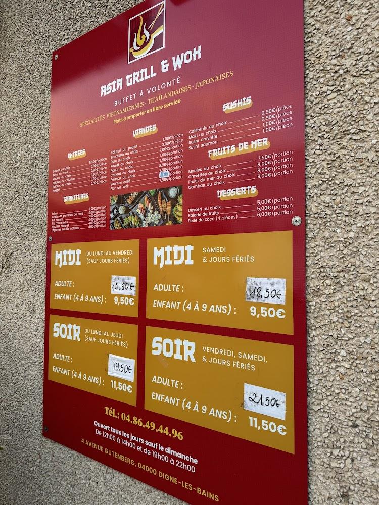 Asia Grill Wok - Menu Image 1